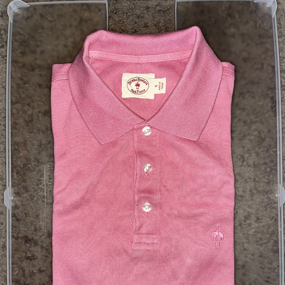 Brooks Brothers Blush Polo Shirt